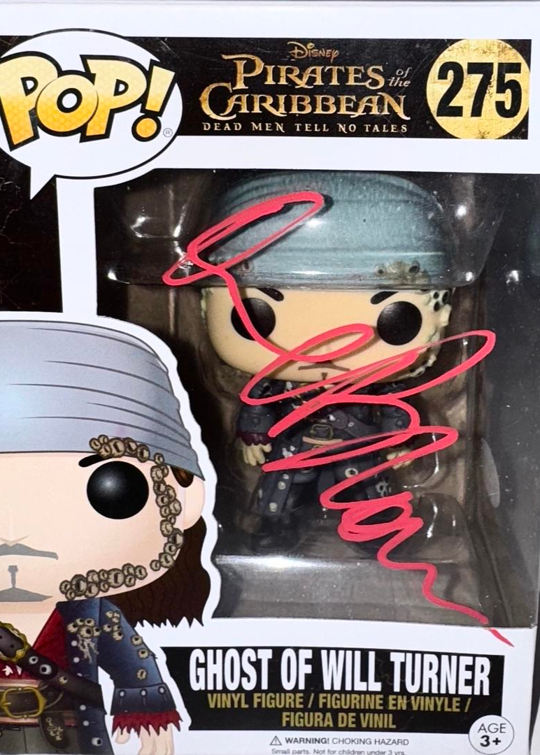 Orlando Bloom Signed Funko Pop #275 "Will Turner" (Pirates Of The Carribean) - JSA COA